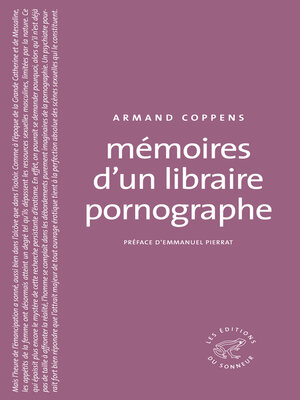 cover image of Mémoires d'un libraire pornographe